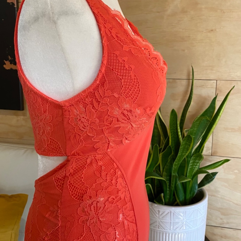 LACE AND MESH BODYSUIT - Picture 5 of 6